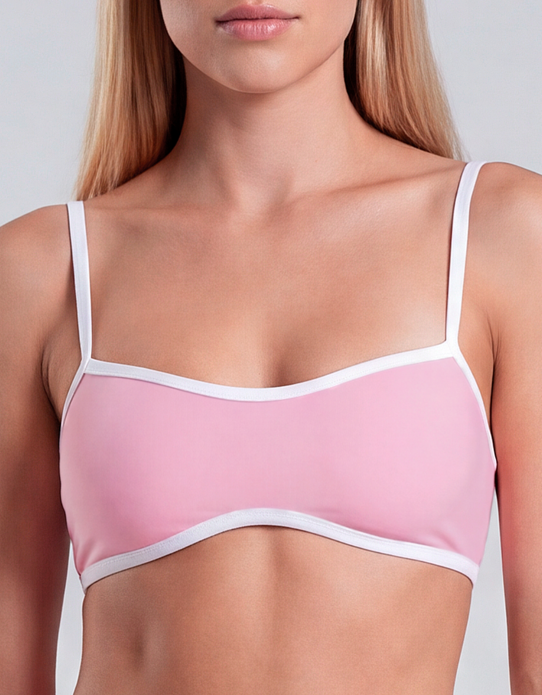 Top Fitness Concha Rosa Chá