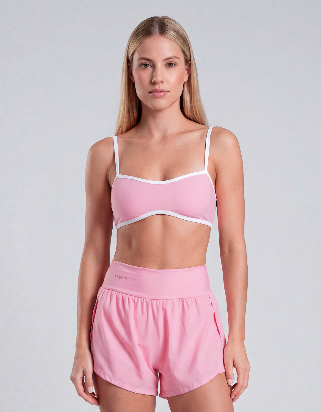 Top Fitness Concha Rosa Chá