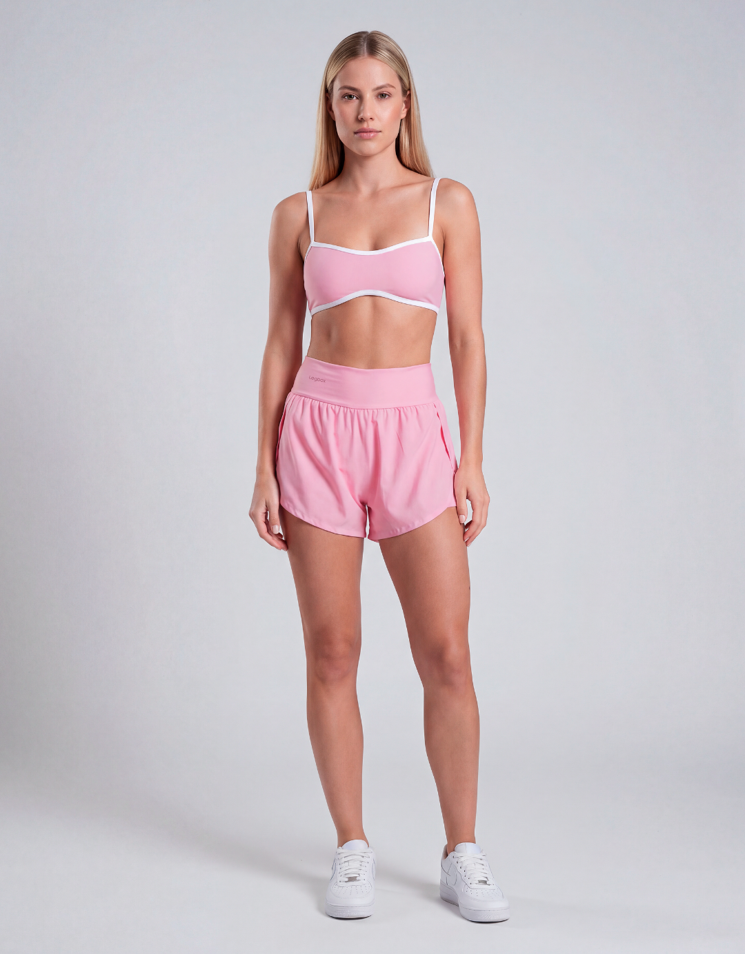 Top Fitness Concha Rosa Chá