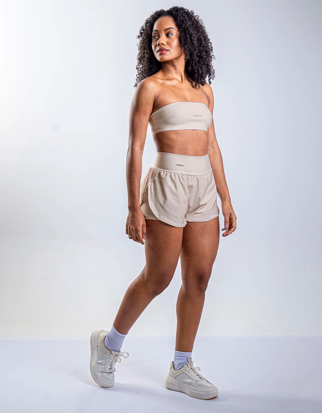 Short Corrida Feminino Duplo