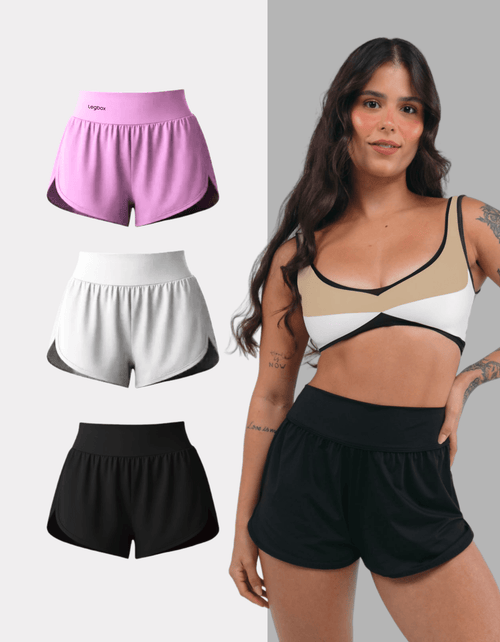 Kit 3 Shorts de Corrida Básico