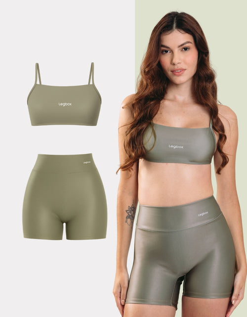 Kit Top Minimal + Short Cintura Alta