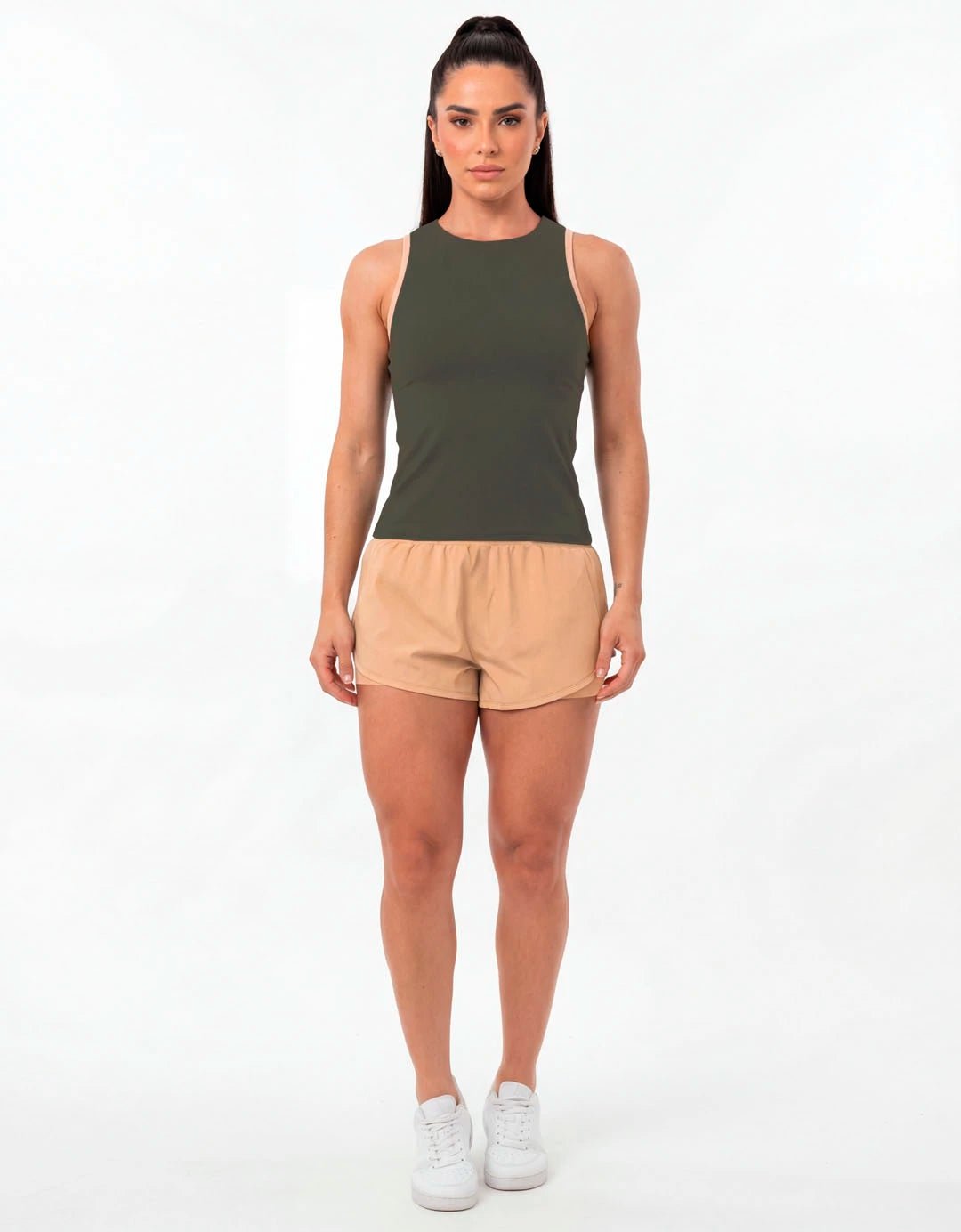 Short Corrida Feminino Duplo Garden