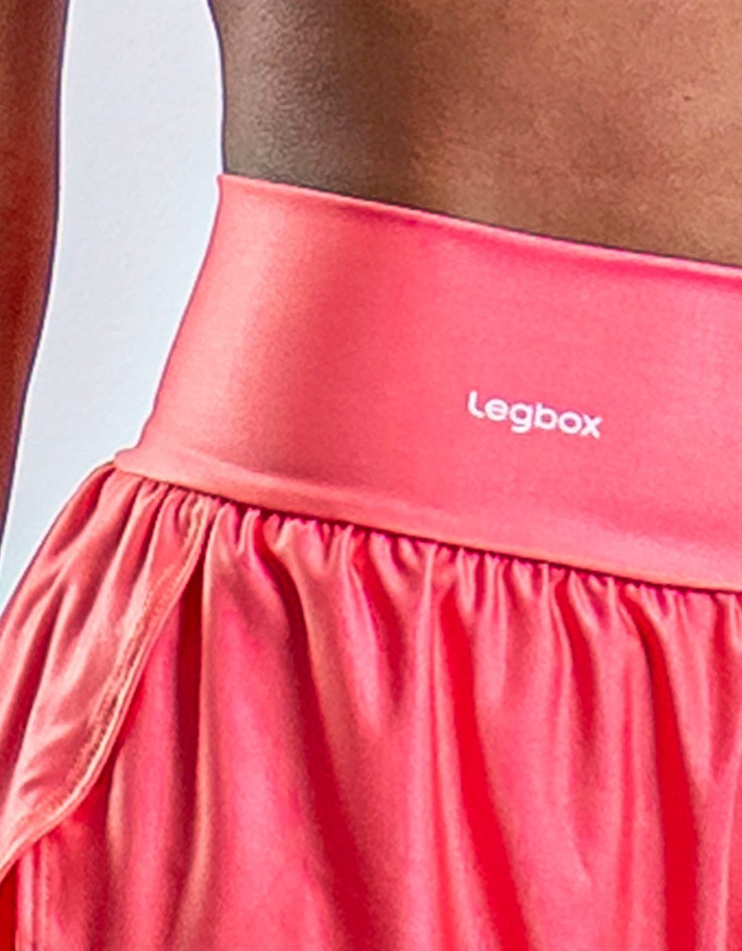 Short Corrida Feminino Duplo Coral