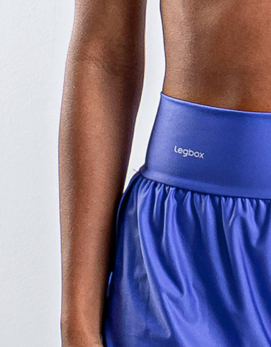 Short Corrida Feminino Duplo Neo Azul - Legbox