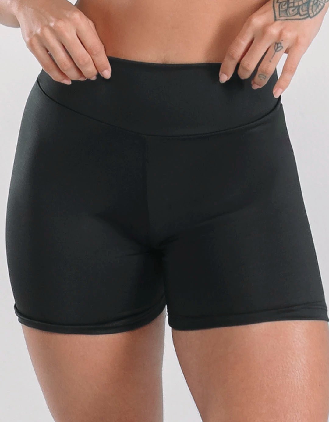 Short Fitness Cintura Alta Black