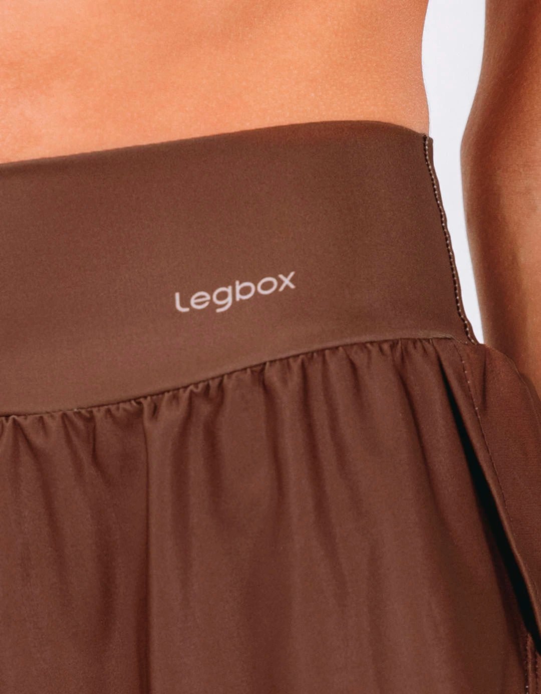 Short Fitness Feminino Ânima Marrom - Legbox