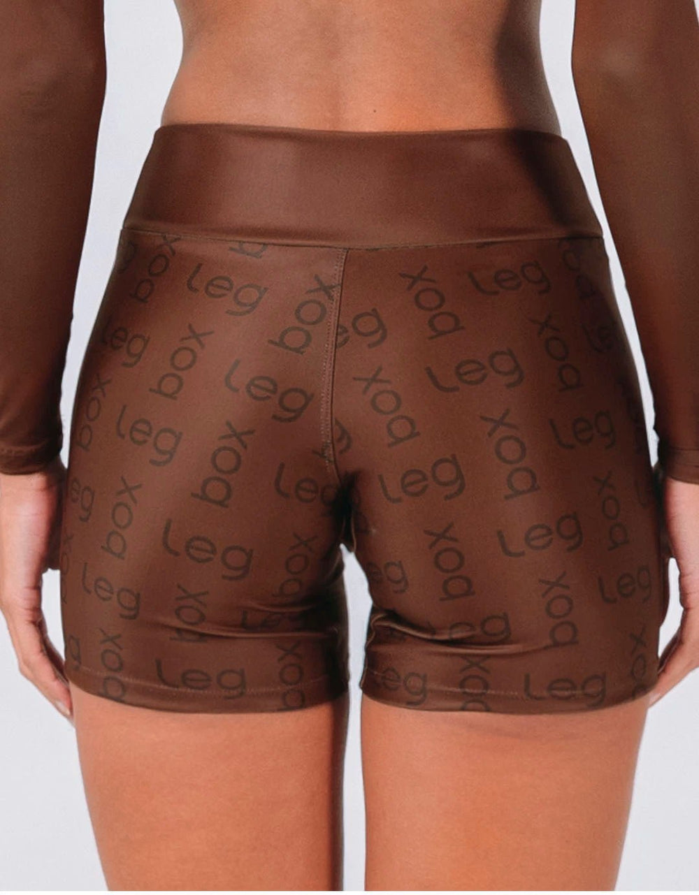Short Fitness Feminino Glow Marrom - Legbox