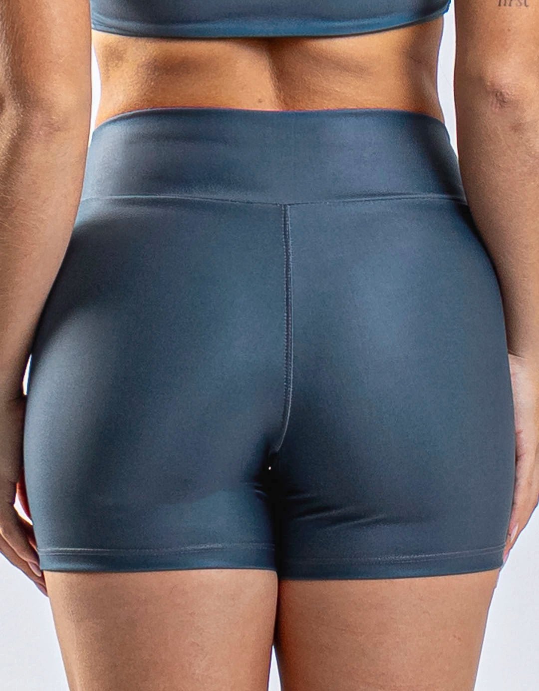 Short Fitness Feminino Chumbo