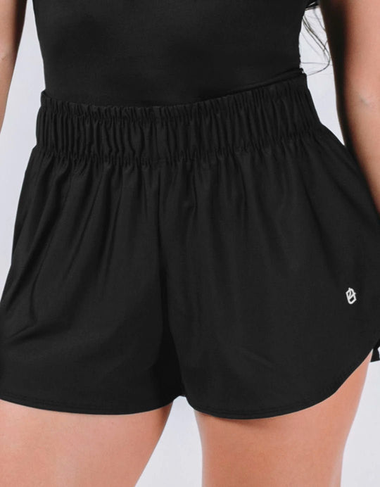 Short Fitness Feminino Rito Preto - Legbox