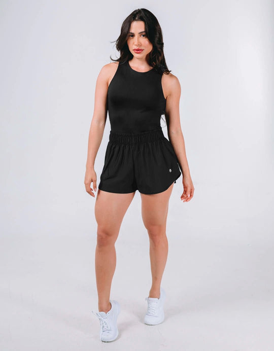 Short Fitness Feminino Rito Preto - Legbox
