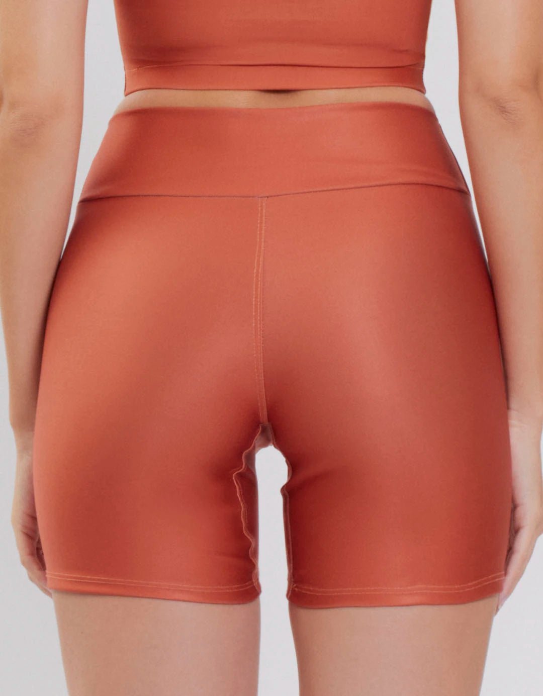 Short Fitness Cintura Alta Telha