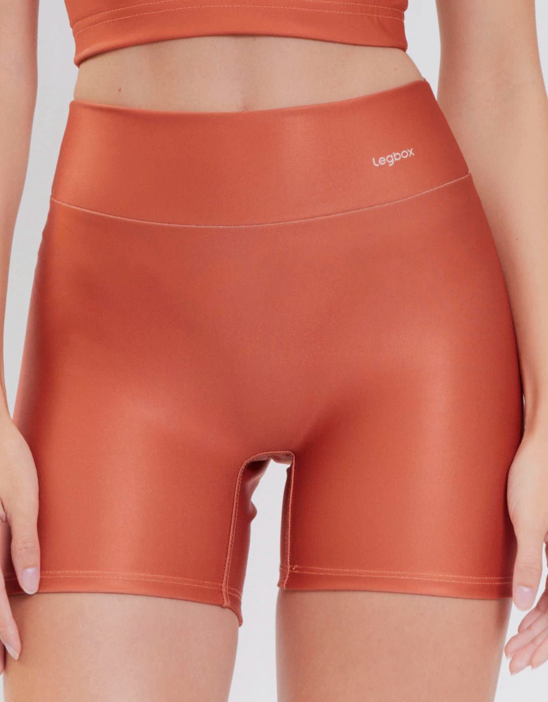Short Fitness Cintura Alta Telha