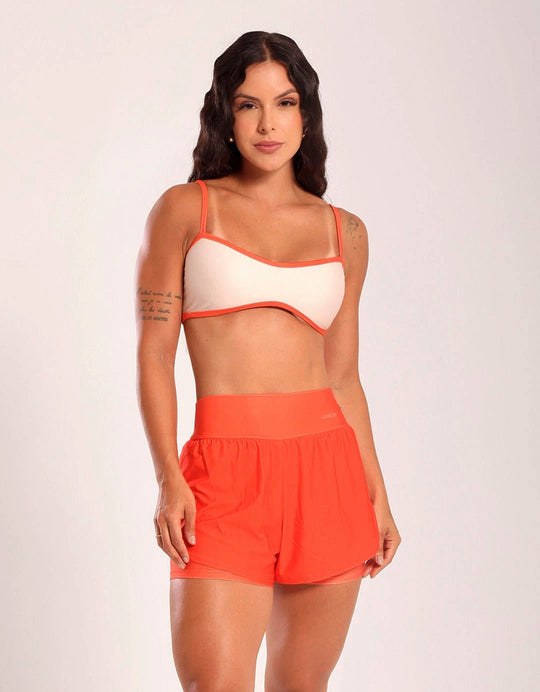 Top Fitness Concha Pêssego - Legbox