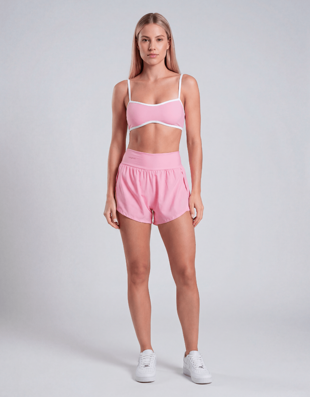 Top Fitness Concha Rosa Chá