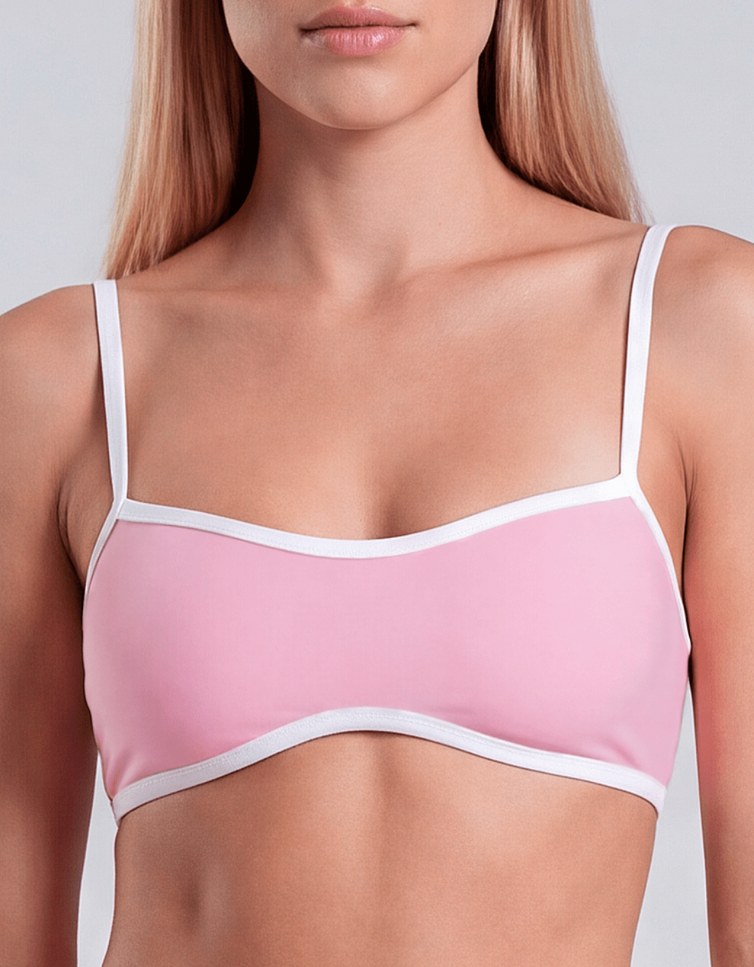 Top Fitness Concha Rosa Chá