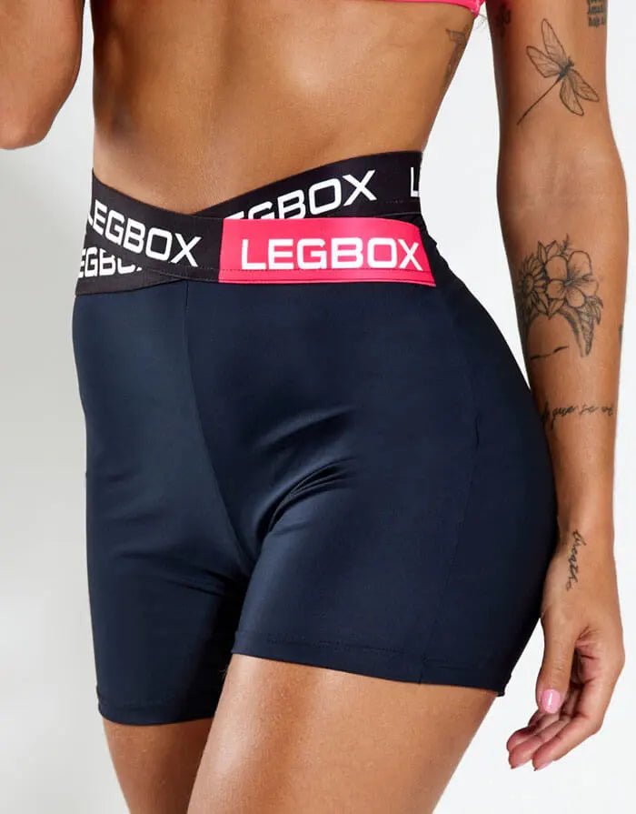 Short Fitness Feminino Crossover Rosa - Legbox