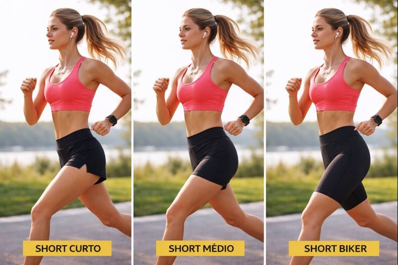 Curto, médio ou biker? Como escolher o short para corrida feminina pelo tipo de prova - Legbox
