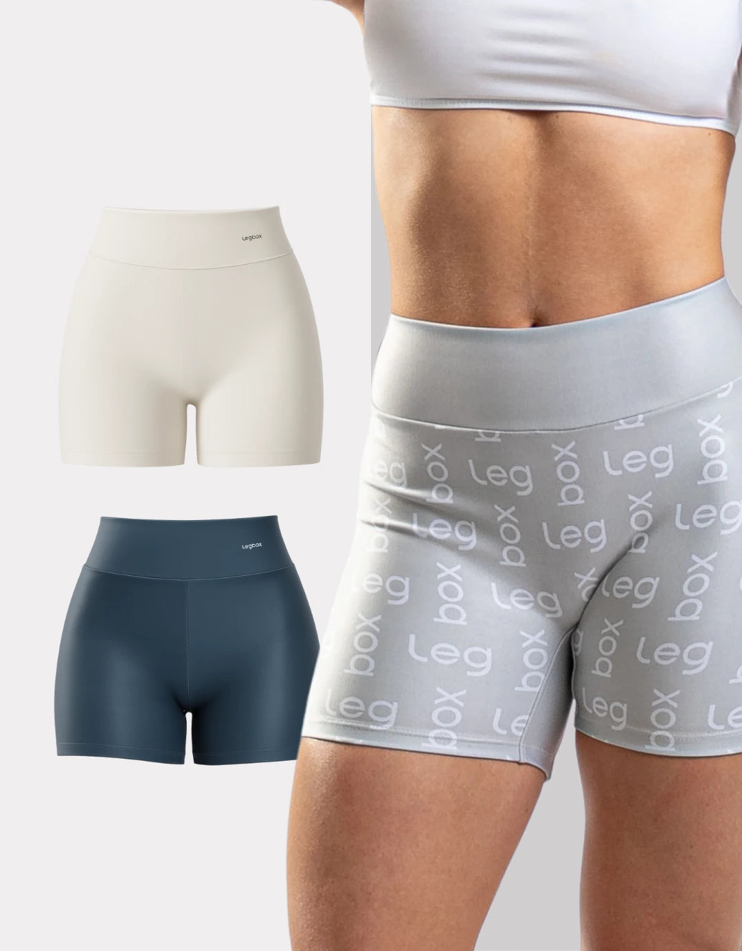 Kit 2 Shorts Cintura Alta