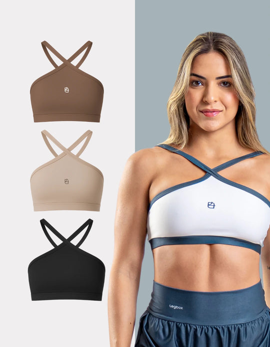 Kit 3 Tops Twist