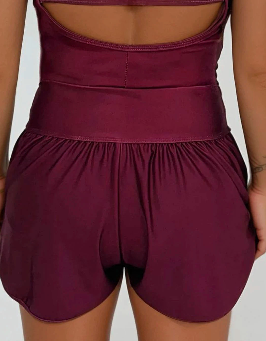 Short Fitness Ivory Vinho