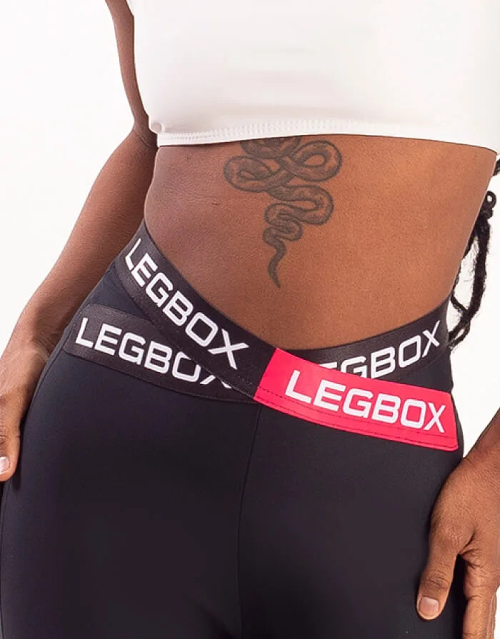 Calça Legging Cintura Alta Crossover Rosa