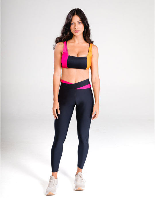Calça Legging Cintura Alta Crosspink