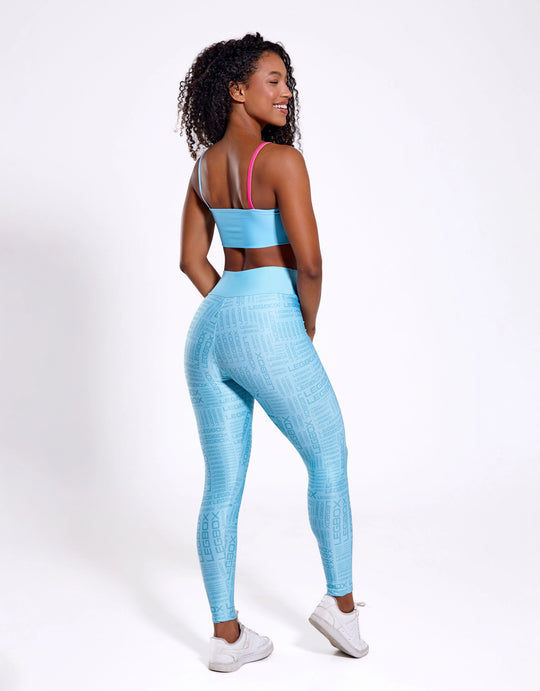 Calça Legging Cintura Alta Glow Buble