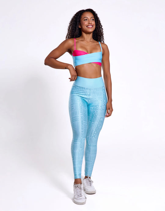 Calça Legging Cintura Alta Glow Buble