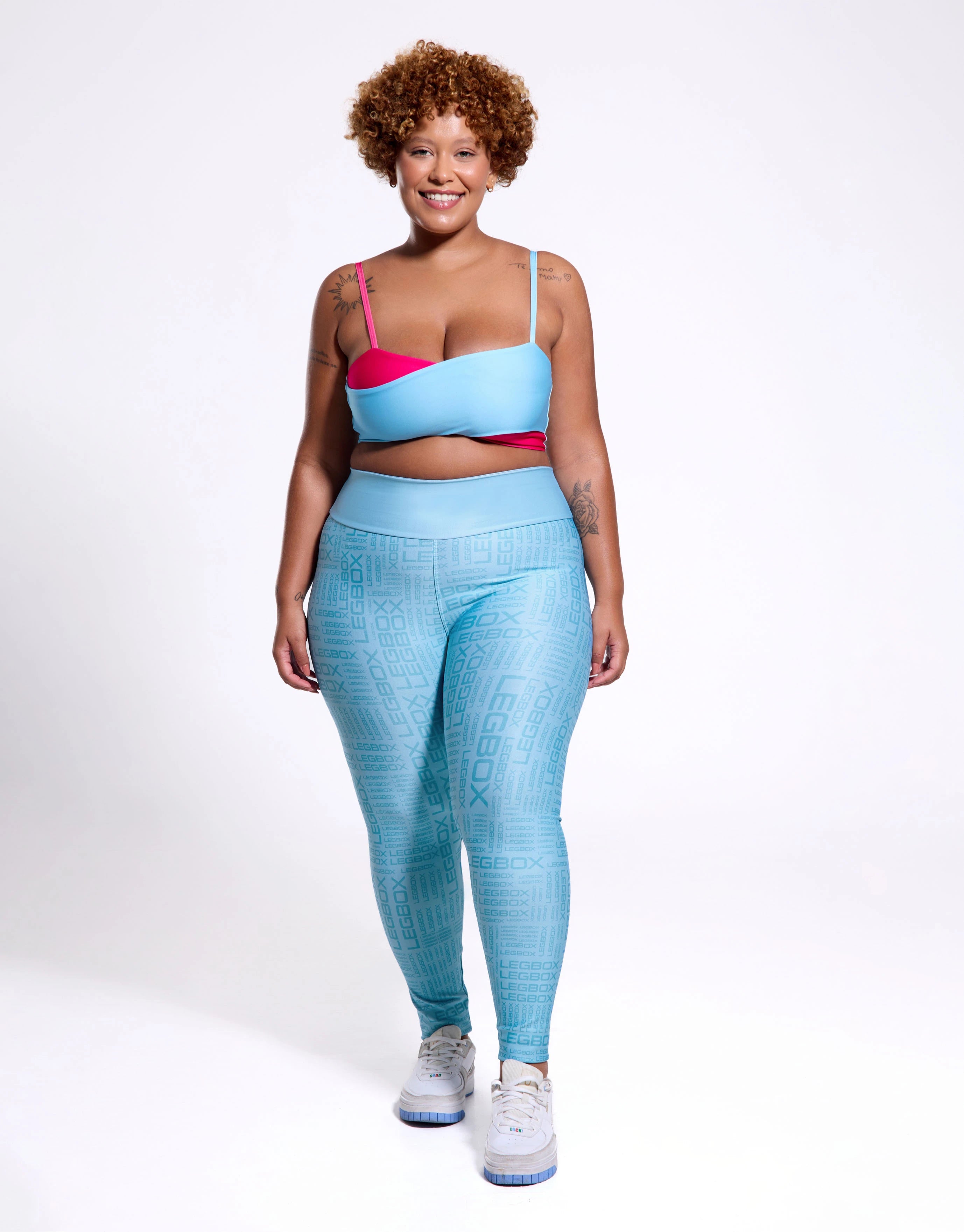 Calça legging 2024 cintura alta barata