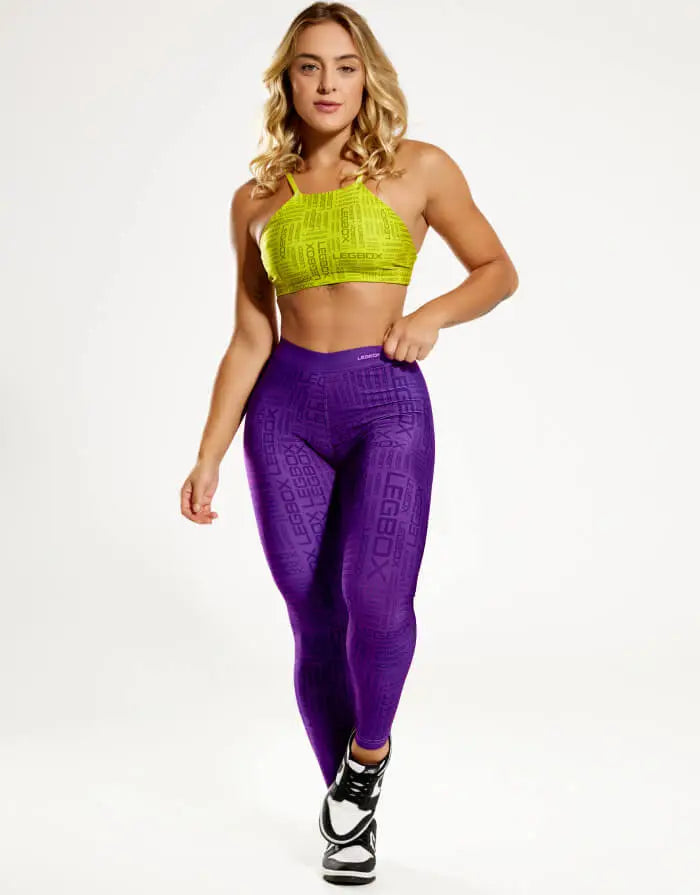 Calça Legging Glow Roxo