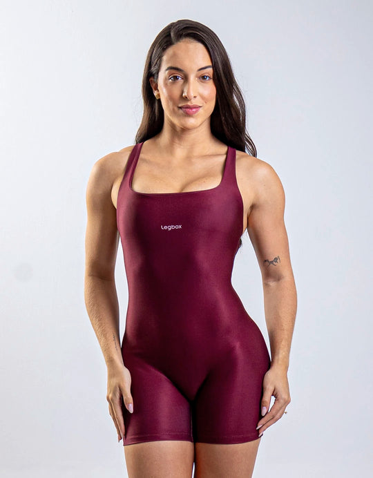Macaquinho Fitness Frame Vinho