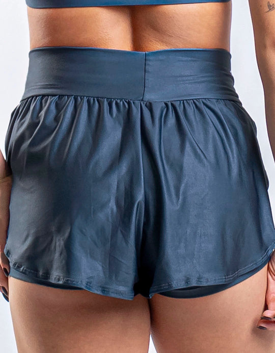 Short Corrida Feminino Duplo