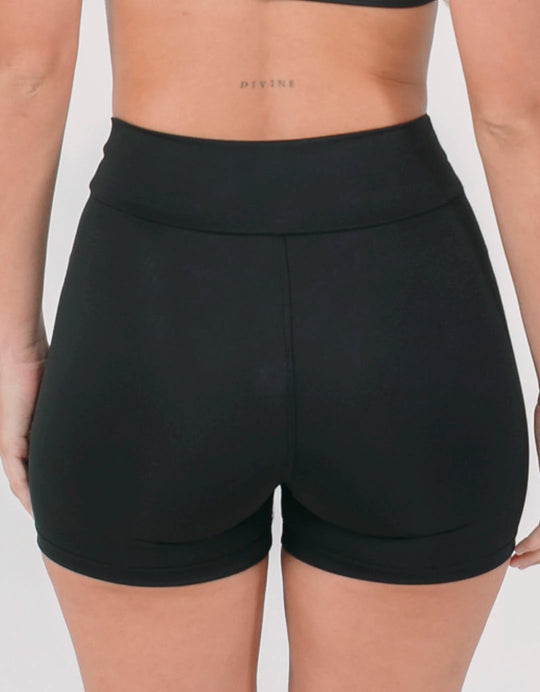 Short Fitness Feminino Crossover Branco
