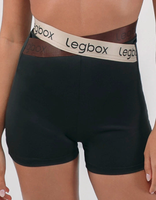 Short Fitness Feminino Crossover Nude