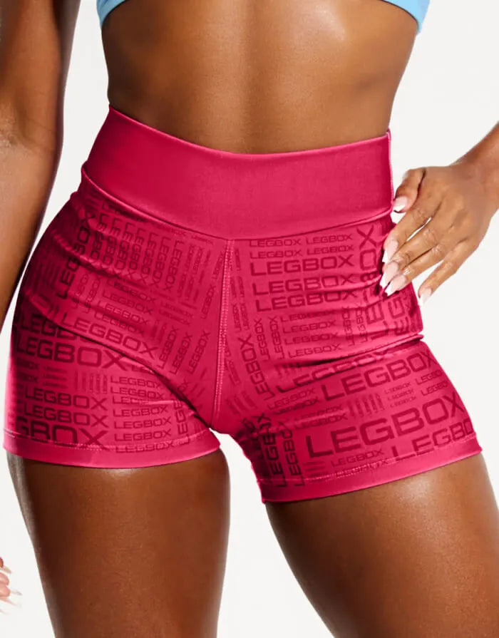 Short Fitness Feminino Glow Rosa