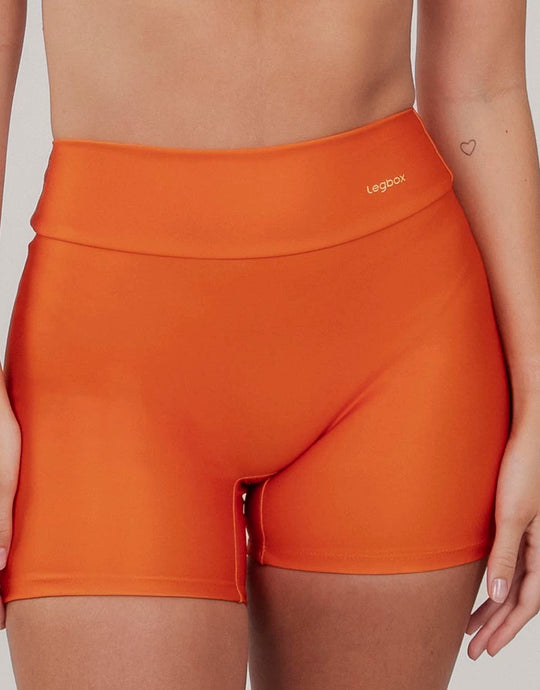 Short Fitness Feminino Laranja