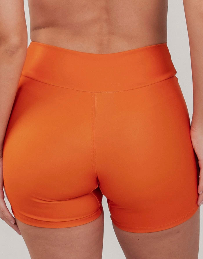 Short Fitness Feminino Laranja