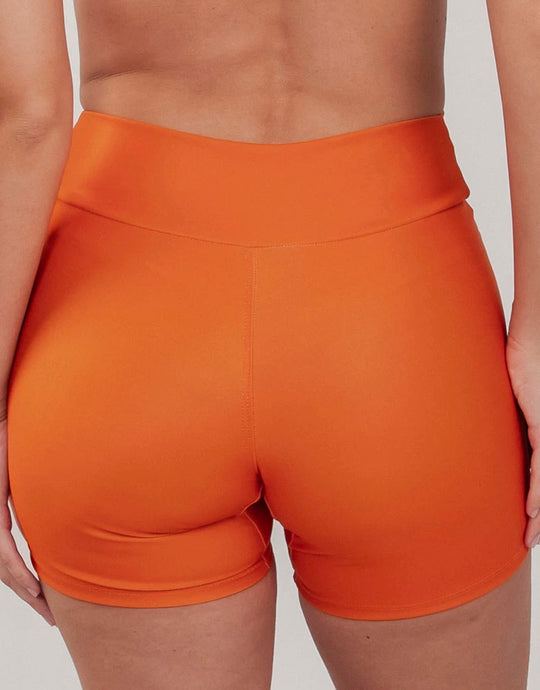 Short Fitness Feminino Laranja