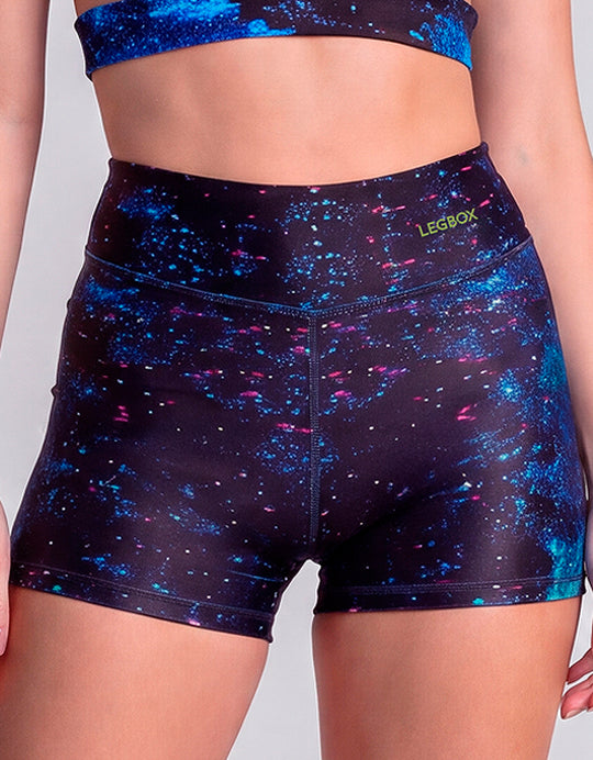 Short Fitness Cintura Alta Moonlight