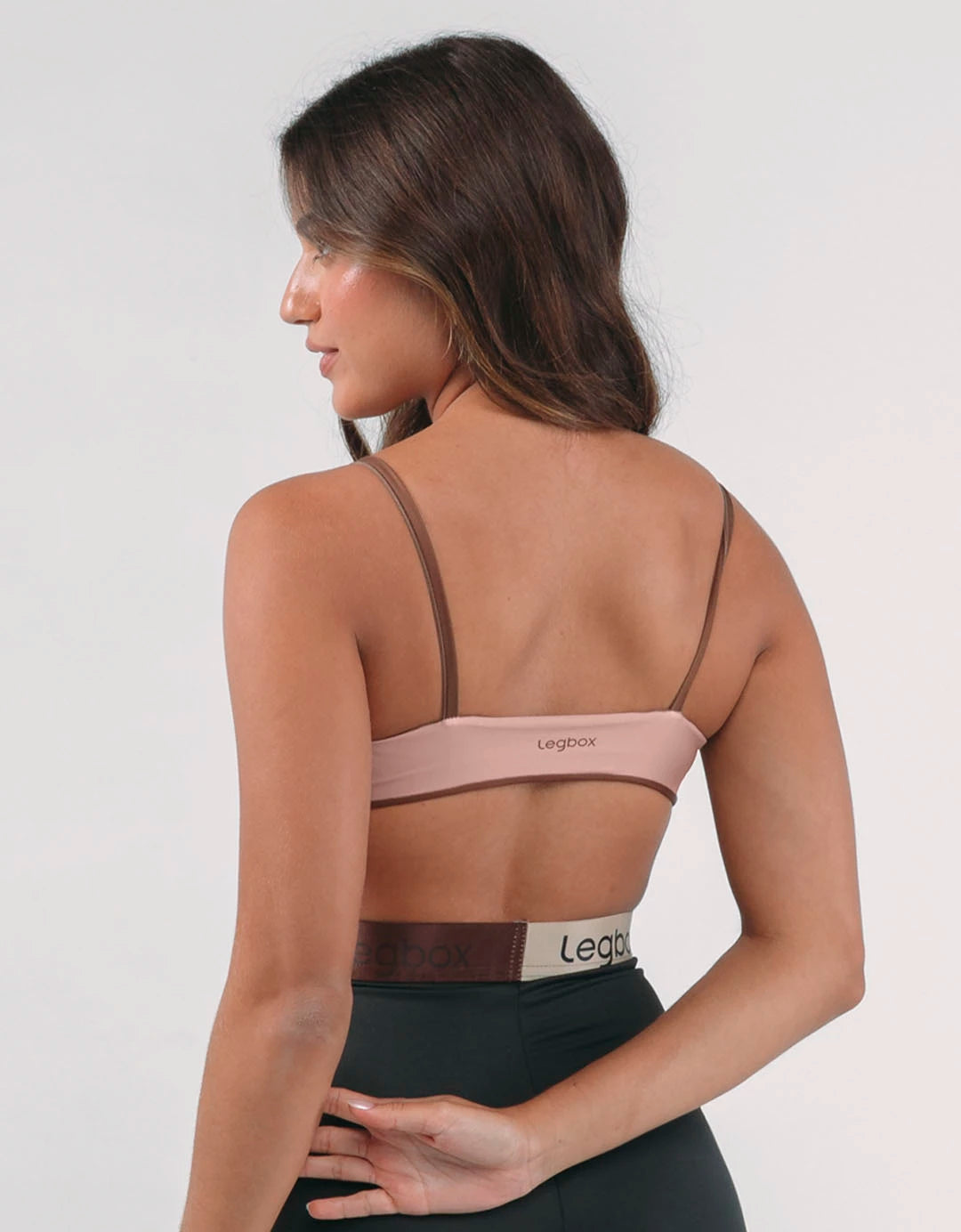 Top Fitness Ânima Marrom