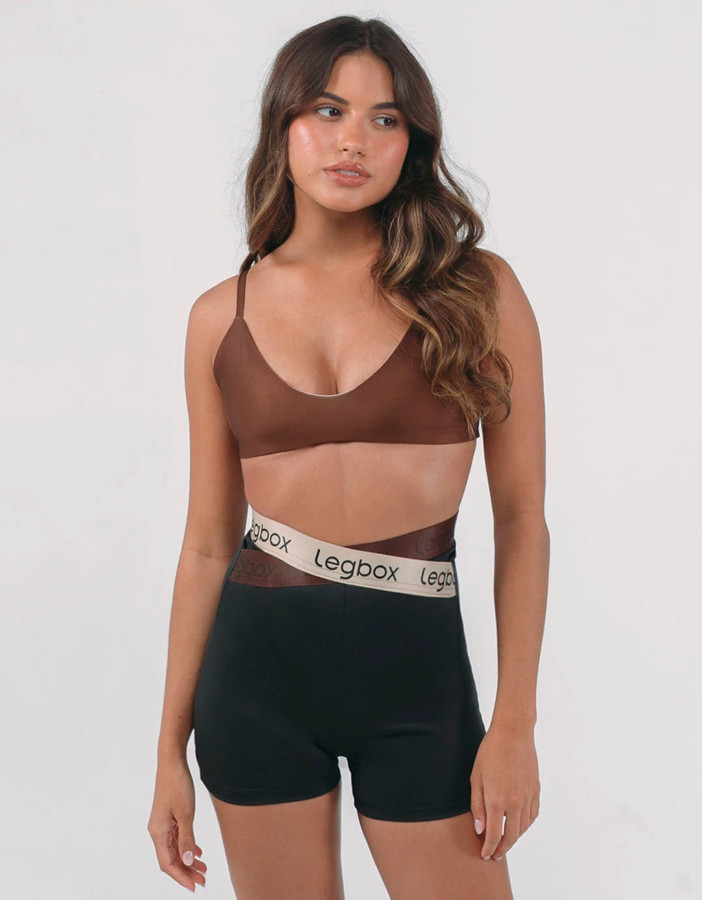 Top Fitness Ânima Marrom