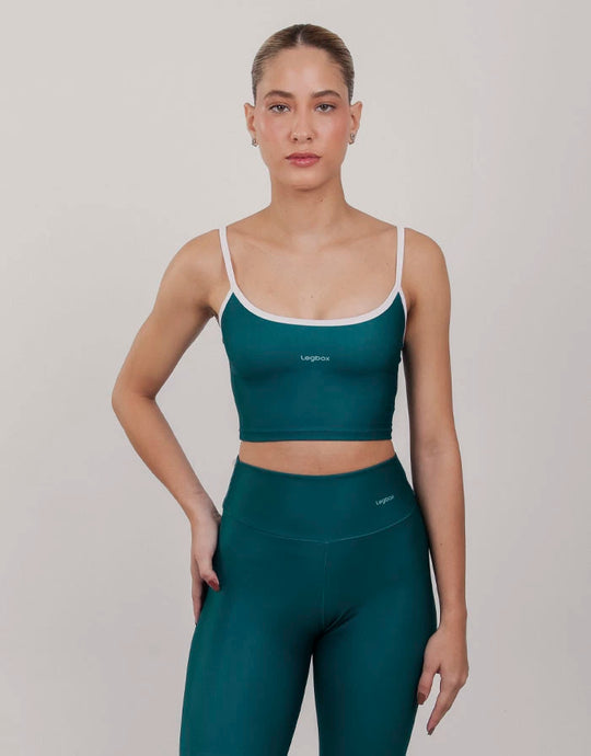 Top Fitness CURVA LONGO Sálvia