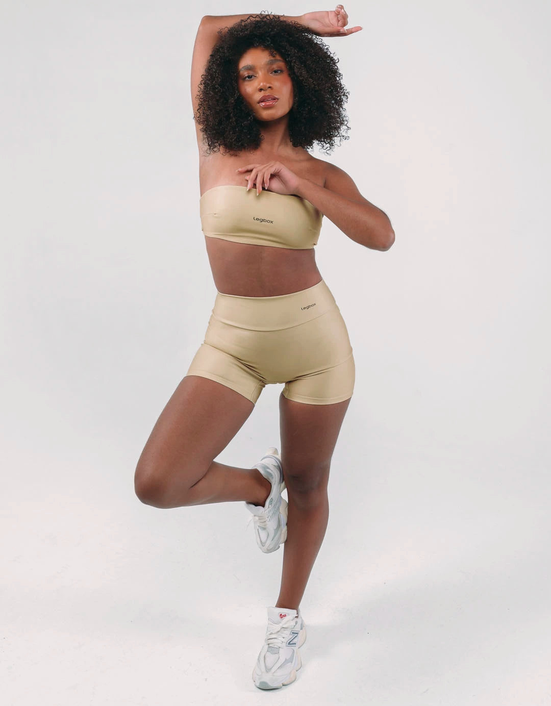 Top Fitness Faixa Nude