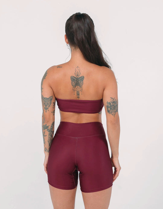 Top Fitness Faixa Vinho