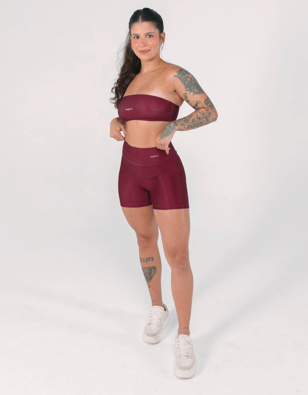 Top Fitness Faixa Vinho
