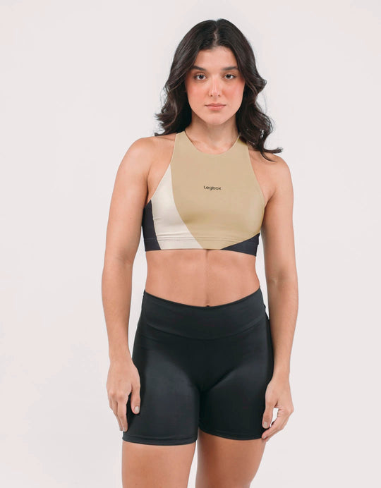 Top Fitness Tela Nude
