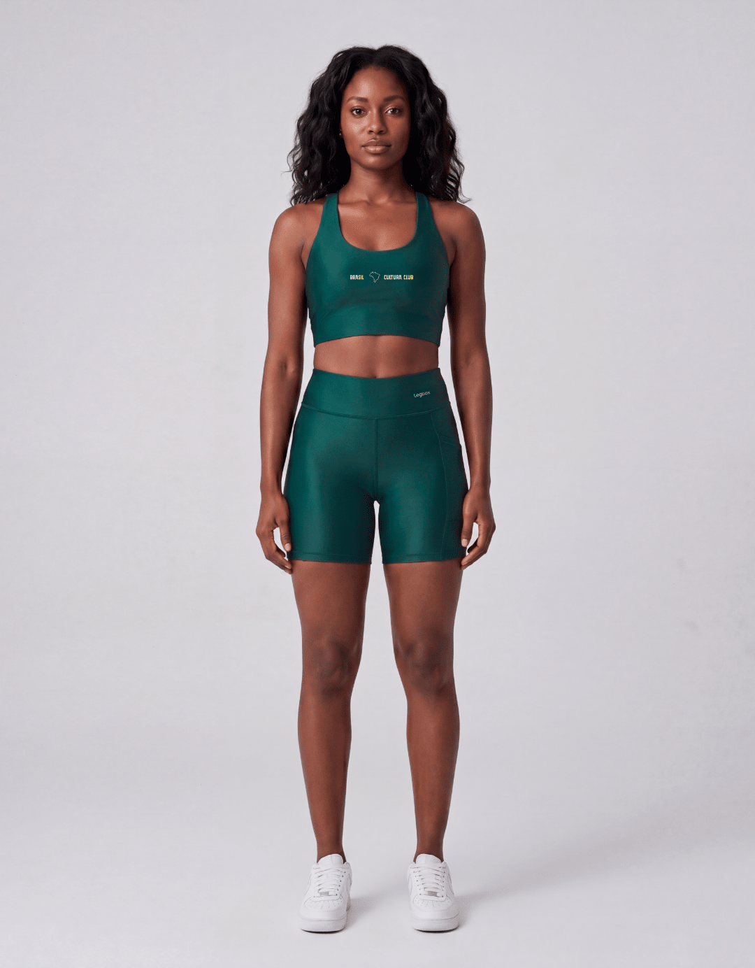 Bermuda Corrida com Bolso Verde Brasil - Legbox