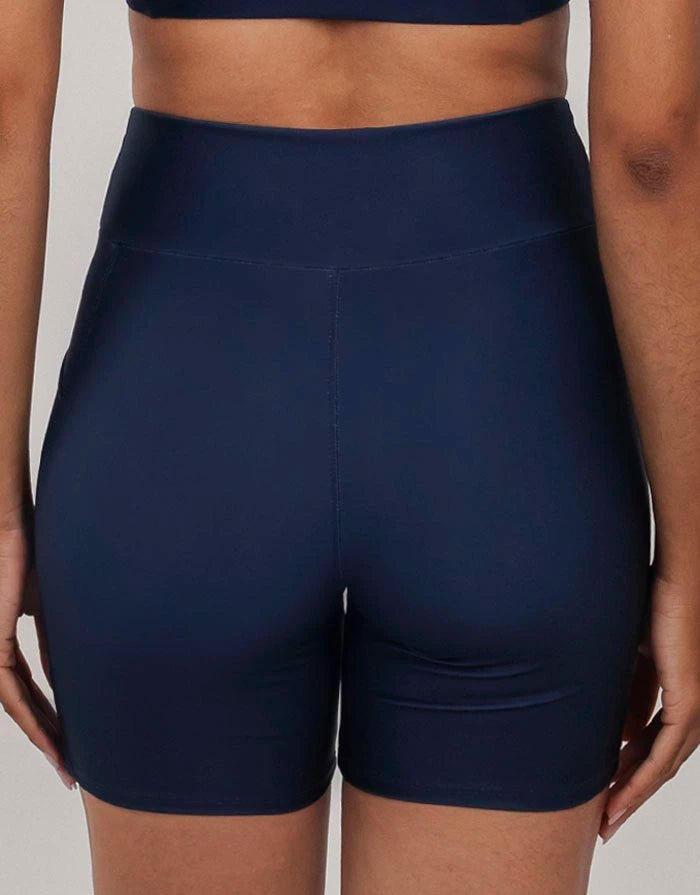 Bermuda Fitness Feminina Marinho com bolso - Legbox
