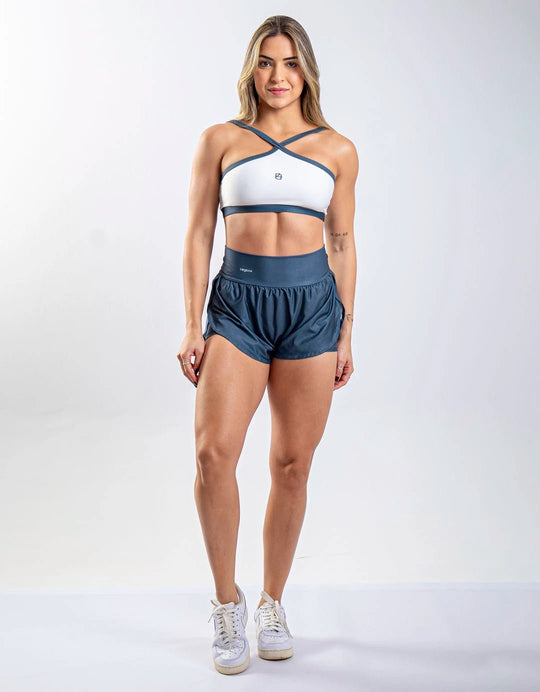 Kit 2 Shorts Corrida Duplo - Legbox